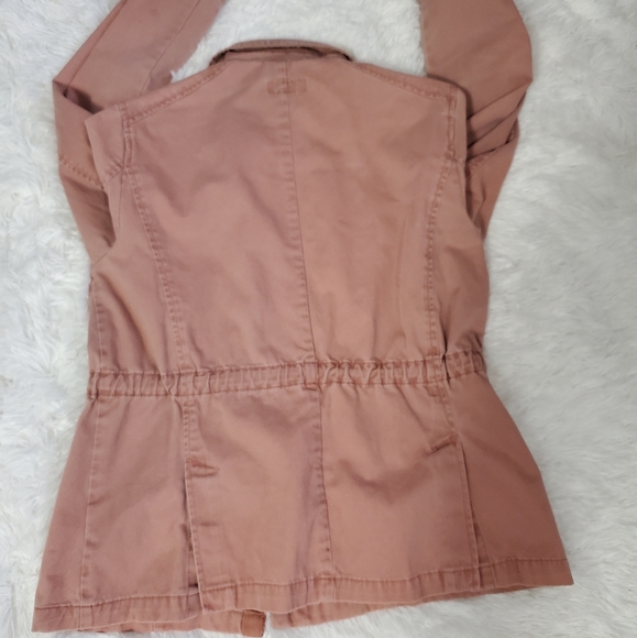 ANA~PALE PINK CARGO ZIP & SNAP JACKET! - Picture 12 of 15